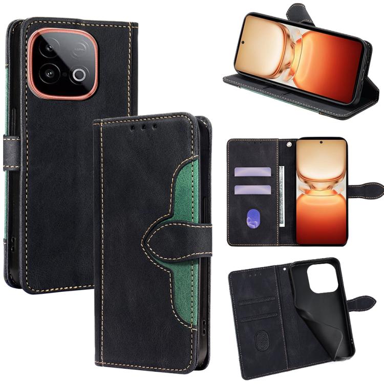 Custodia per telefono in pelle con fibbia magnetica Skin Feel, For vivo iQOO Neo 10 5G Global, For vivo X200s 5G, For vivo Y39 5G Global, For vivo V50 Lite 5G, For vivo Y29s 5G / Y04 4G, For vivo Y29 4G Global