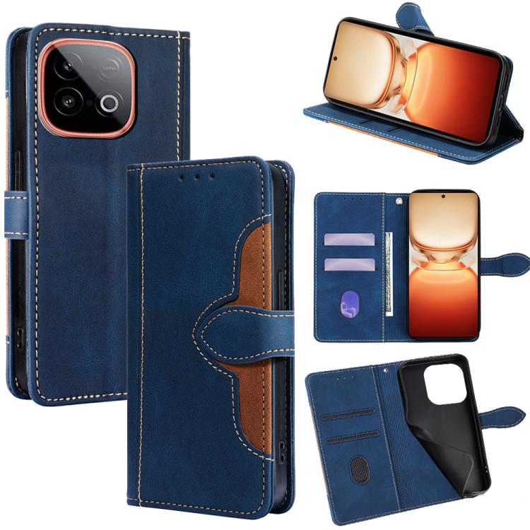 Custodia per telefono in pelle con fibbia magnetica Skin Feel, For vivo iQOO Neo 10 5G Global, For vivo X200s 5G, For vivo Y39 5G Global, For vivo V50 Lite 5G, For vivo Y29s 5G / Y04 4G, For vivo Y29 4G Global