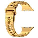 Cinturino in silicone stile armatura con fibbia quadrata, For Apple Watch 8 41mm