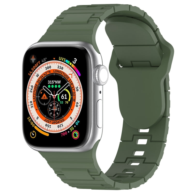 Cinturino in silicone stile armatura con fibbia quadrata, For Apple Watch SE 2022 40mm