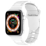 Cinturino in silicone stile armatura con fibbia quadrata, For Apple Watch 7 41mm