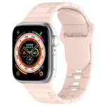 Cinturino in silicone stile armatura con fibbia quadrata, For Apple Watch 7 41mm