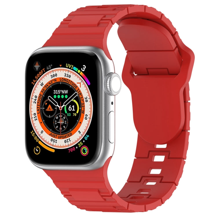 Cinturino in silicone stile armatura con fibbia quadrata, For Apple Watch 3 38mm
