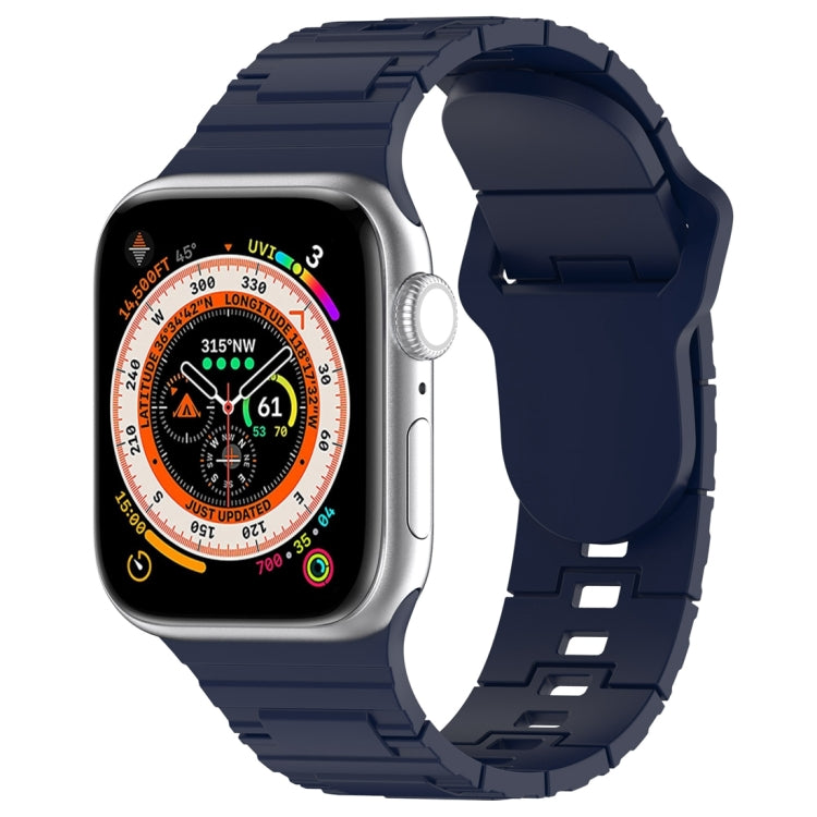 Cinturino in silicone stile armatura con fibbia quadrata, For Apple Watch 3 38mm