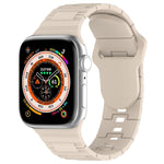 Cinturino in silicone stile armatura con fibbia quadrata, For Apple Watch 2 42mm