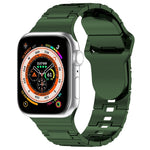 Cinturino in silicone stile armatura con fibbia quadrata, For Apple Watch 42mm
