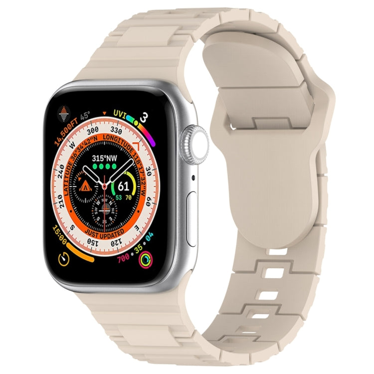 Cinturino in silicone stile armatura con fibbia quadrata, For Apple Watch 42mm