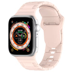 Cinturino in silicone stile armatura con fibbia quadrata, For Apple Watch SE 2023 40mm