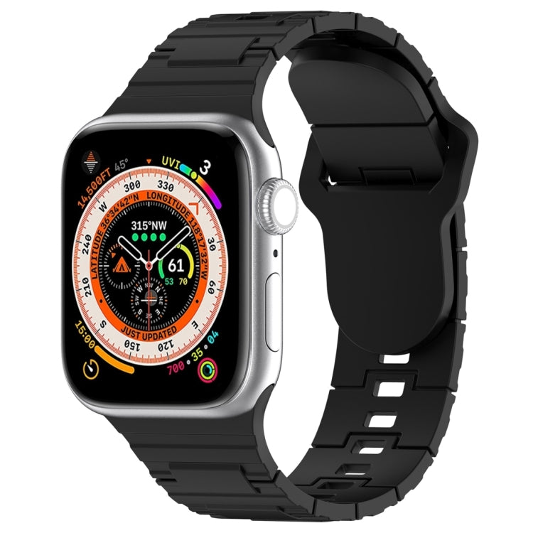 Cinturino in silicone stile armatura con fibbia quadrata, For Apple Watch Ultra 2 49mm