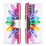 Custodia per telefono in pelle con motivo a disegno colorato, For Nokia G310, For Nokia G42, For Nokia C110