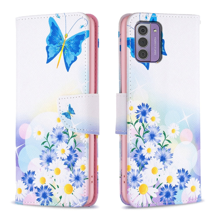 Custodia per telefono in pelle con motivo a disegno colorato, For Nokia G310, For Nokia G42, For Nokia C110