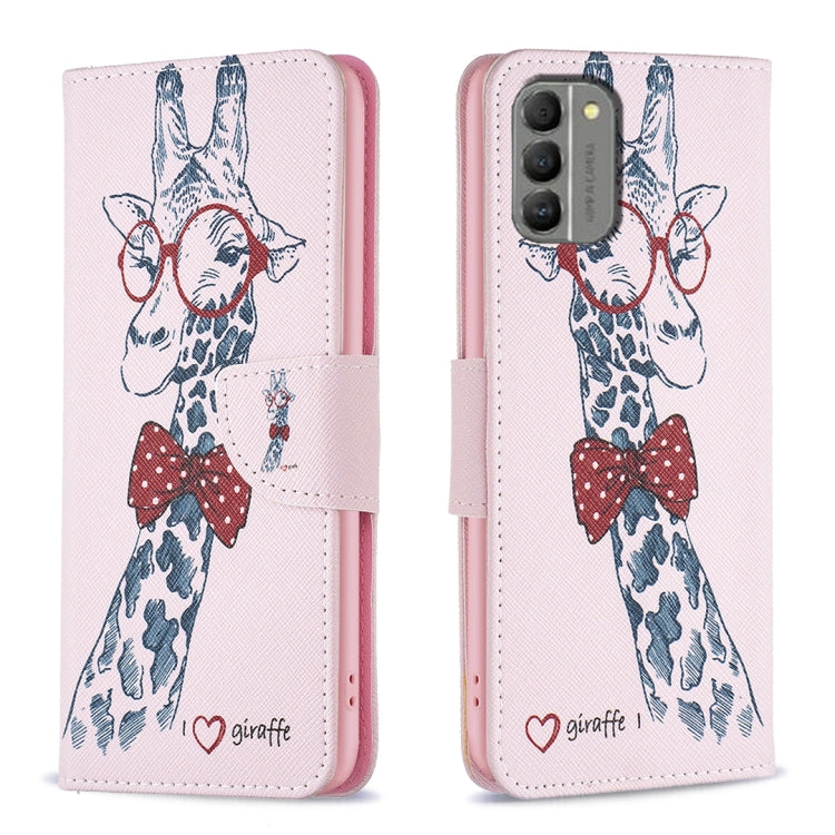 Custodia per telefono in pelle con motivo a disegno colorato, For Nokia G310, For Nokia G42, For Nokia C110