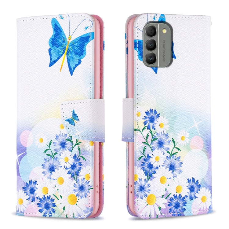 Custodia per telefono in pelle con motivo a disegno colorato, For Nokia G310, For Nokia G42, For Nokia C110