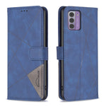Custodia per telefono in pelle con struttura a rombo con fibbia magnetica, For Nokia G310, For Nokia G42, For Nokia C110, For Nokia C02