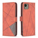 Custodia per telefono in pelle con struttura a rombo con fibbia magnetica, For Nokia G310, For Nokia G42, For Nokia C110, For Nokia C02