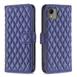 Custodia per cellulare in pelle con flip a portafoglio Diamond Lattice, For Nokia G310, For Nokia G42, For Nokia C110