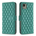 Custodia per cellulare in pelle con flip a portafoglio Diamond Lattice, For Nokia G310, For Nokia G42, For Nokia C110