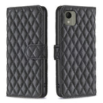 Custodia per cellulare in pelle con flip a portafoglio Diamond Lattice, For Nokia G310, For Nokia G42, For Nokia C110