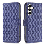 Custodia per cellulare in pelle con flip a portafoglio Diamond Lattice, For Samsung Galaxy A25 5G, For Samsung Galaxy S23 FE 5G