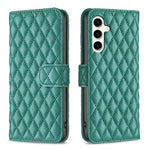 Custodia per cellulare in pelle con flip a portafoglio Diamond Lattice, For Samsung Galaxy A25 5G, For Samsung Galaxy S23 FE 5G