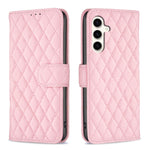 Custodia per cellulare in pelle con flip a portafoglio Diamond Lattice, For Samsung Galaxy A25 5G, For Samsung Galaxy S23 FE 5G