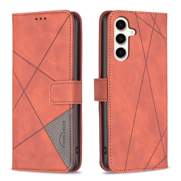 Custodia in pelle con fibbia magnetica per Samsung Galaxy S23 FE