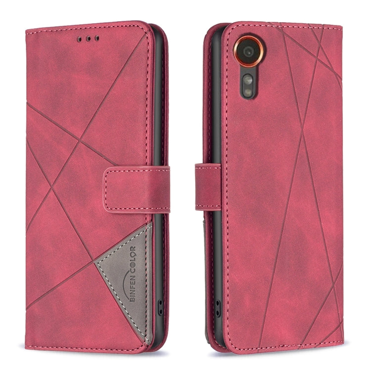 Custodia in pelle con fibbia magnetica per Samsung Galaxy M55