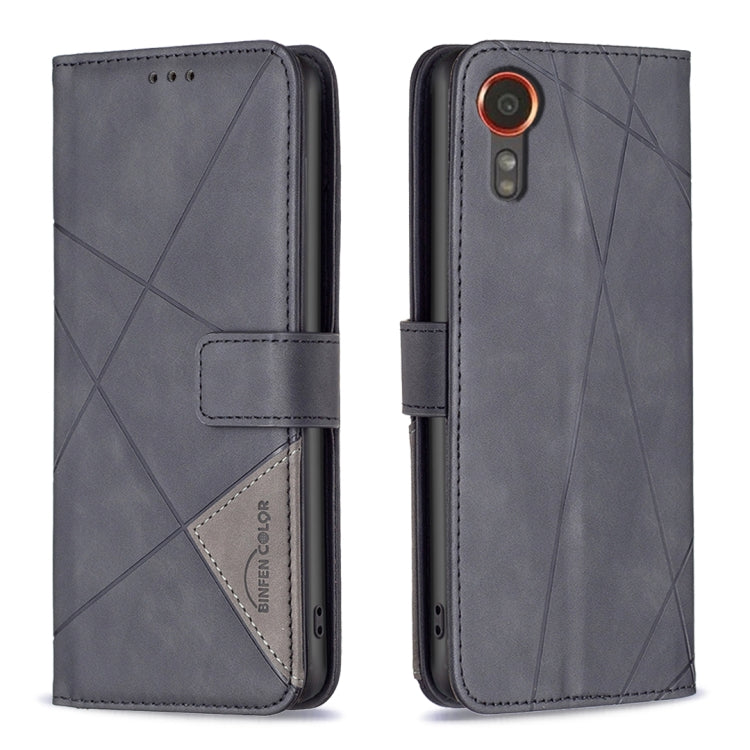 Custodia in pelle con fibbia magnetica per Samsung Galaxy M55