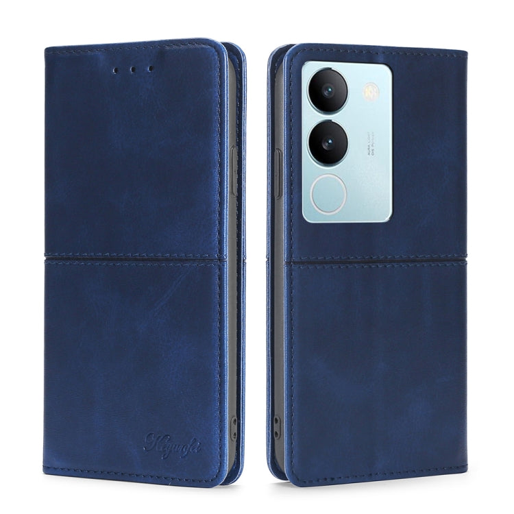 Custodia per telefono in pelle magnetica con trama di mucca, For vivo S17 5G / S17 Pro 5G, For vivo iQOO Neo 8 / 8 Pro 5G, For vivo Y78 5G