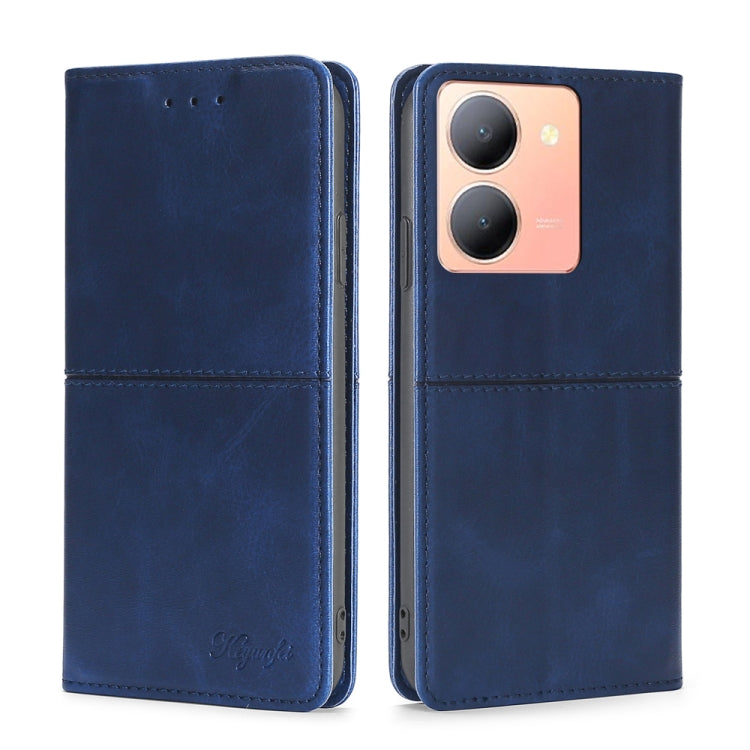 Custodia per telefono in pelle magnetica con trama di mucca, For vivo S17 5G / S17 Pro 5G, For vivo iQOO Neo 8 / 8 Pro 5G, For vivo Y78 5G