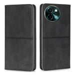 Custodia per telefono in pelle magnetica con trama di mucca, For vivo X100s, For vivo Y38 5G / T3x Global, For vivo V30e 5G Global, For vivo iQOO Z9x 5G
