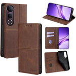 Custodia per telefono in pelle magnetica con trama di mucca, For vivo V50 Lite 5G, For vivo Y29s 5G / Y04 4G, For vivo Y29 4G Global, For vivo V50 5G