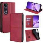 Custodia per telefono in pelle magnetica con trama di mucca, For vivo V50 Lite 5G, For vivo Y29s 5G / Y04 4G, For vivo Y29 4G Global, For vivo V50 5G