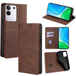 Custodia per telefono in pelle magnetica con trama di mucca, For vivo V50 Lite 5G, For vivo Y29s 5G / Y04 4G, For vivo Y29 4G Global, For vivo V50 5G