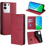 Custodia per telefono in pelle magnetica con trama di mucca, For vivo V50 Lite 5G, For vivo Y29s 5G / Y04 4G, For vivo Y29 4G Global, For vivo V50 5G