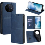 Custodia per telefono in pelle magnetica con trama di mucca, For vivo V60 5G Global, For vivo iQOO Neo 10 5G Global, For vivo X200s 5G, For vivo Y39 5G Global