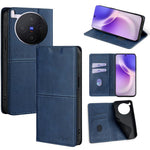 Custodia per telefono in pelle magnetica con trama di mucca, For vivo X300 Ultra 5G, For vivo X300 Pro 5G, For vivo X300 5G, For vivo V60 Lite 5G Global
