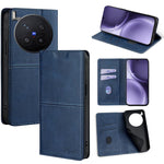 Custodia per telefono in pelle magnetica con trama di mucca, For vivo X300 Ultra 5G, For vivo X300 Pro 5G, For vivo X300 5G, For vivo V60 Lite 5G Global