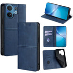 Custodia per telefono in pelle magnetica con trama di mucca, For vivo V60 5G Global, For vivo iQOO Neo 10 5G Global, For vivo X200s 5G, For vivo Y39 5G Global