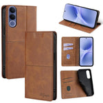 Custodia per telefono in pelle magnetica con trama di mucca, For vivo X300s 5G, For vivo V70 FE 5G, For vivo Y05 4G, For vivo Y500i 5G