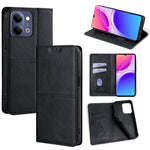 Custodia per telefono in pelle magnetica con trama di mucca, For vivo X300s 5G, For vivo V70 FE 5G, For vivo Y05 4G, For vivo Y500i 5G