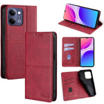 Custodia per telefono in pelle magnetica con trama di mucca, For vivo X300s 5G, For vivo V70 FE 5G, For vivo Y05 4G, For vivo Y500i 5G