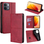 Custodia per telefono in pelle magnetica con trama di mucca, For vivo X300s 5G, For vivo V70 FE 5G, For vivo Y05 4G, For vivo Y500i 5G