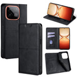 Custodia per telefono in pelle magnetica con trama di mucca, For vivo V60 5G Global, For vivo iQOO Neo 10 5G Global, For vivo X200s 5G, For vivo Y39 5G Global