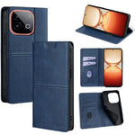 Custodia per telefono in pelle magnetica con trama di mucca, For vivo V60 5G Global, For vivo iQOO Neo 10 5G Global, For vivo X200s 5G, For vivo Y39 5G Global
