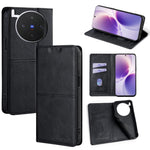 Custodia per telefono in pelle magnetica con trama di mucca, For vivo X300s 5G, For vivo V70 FE 5G, For vivo Y05 4G, For vivo Y500i 5G