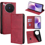 Custodia per telefono in pelle magnetica con trama di mucca, For vivo X300s 5G, For vivo V70 FE 5G, For vivo Y05 4G, For vivo Y500i 5G