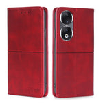 Custodia per telefono in pelle magnetica con trama di mucca, For Honor 90 Pro 5G, For Honor 90 5G