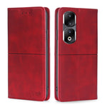 Custodia per telefono in pelle magnetica con trama di mucca, For Honor 90 Pro 5G, For Honor 90 5G