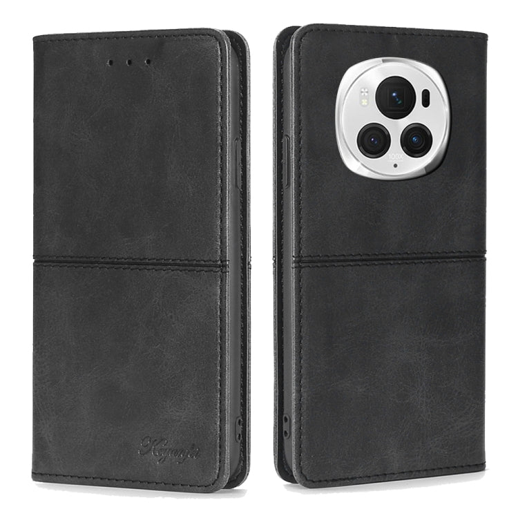 Custodia per telefono in pelle magnetica con trama di mucca, For Honor 200 Pro 5G, For Honor 200 Lite 5G Global, For Honor Magic6 Pro, For Honor Magic6